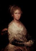 Francisco de Goya Portrait of Josefa Bayeu y Subias wife of painter Goya oil painting